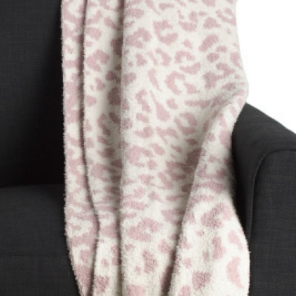 Pink Leopard Blanket Throw - Picture 2 of 7